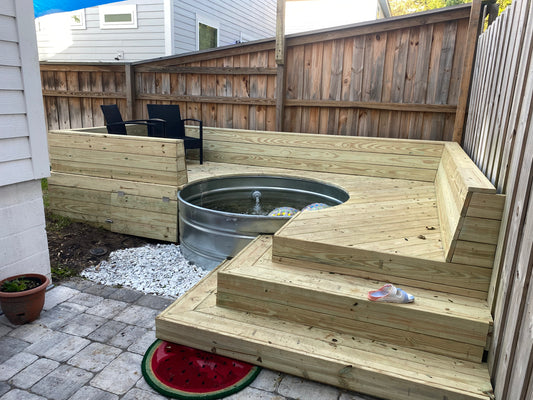 8ft SE Stock Tank Pool