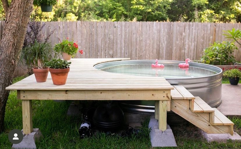 8ft SE Stock Tank Pool